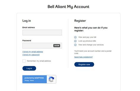 You'll be able to view and pay your bill and use a variety of self-serve features. . Bell aliant my account